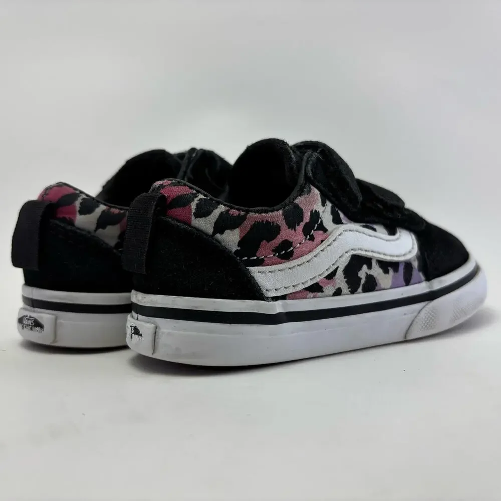VANS Old School “Rainbow Chettah Print Toddler Shoes Size 6C - Picture 8 of 11